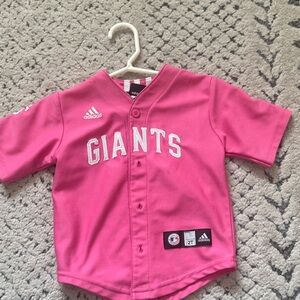 Adidas Kids Pink Giants Jersey